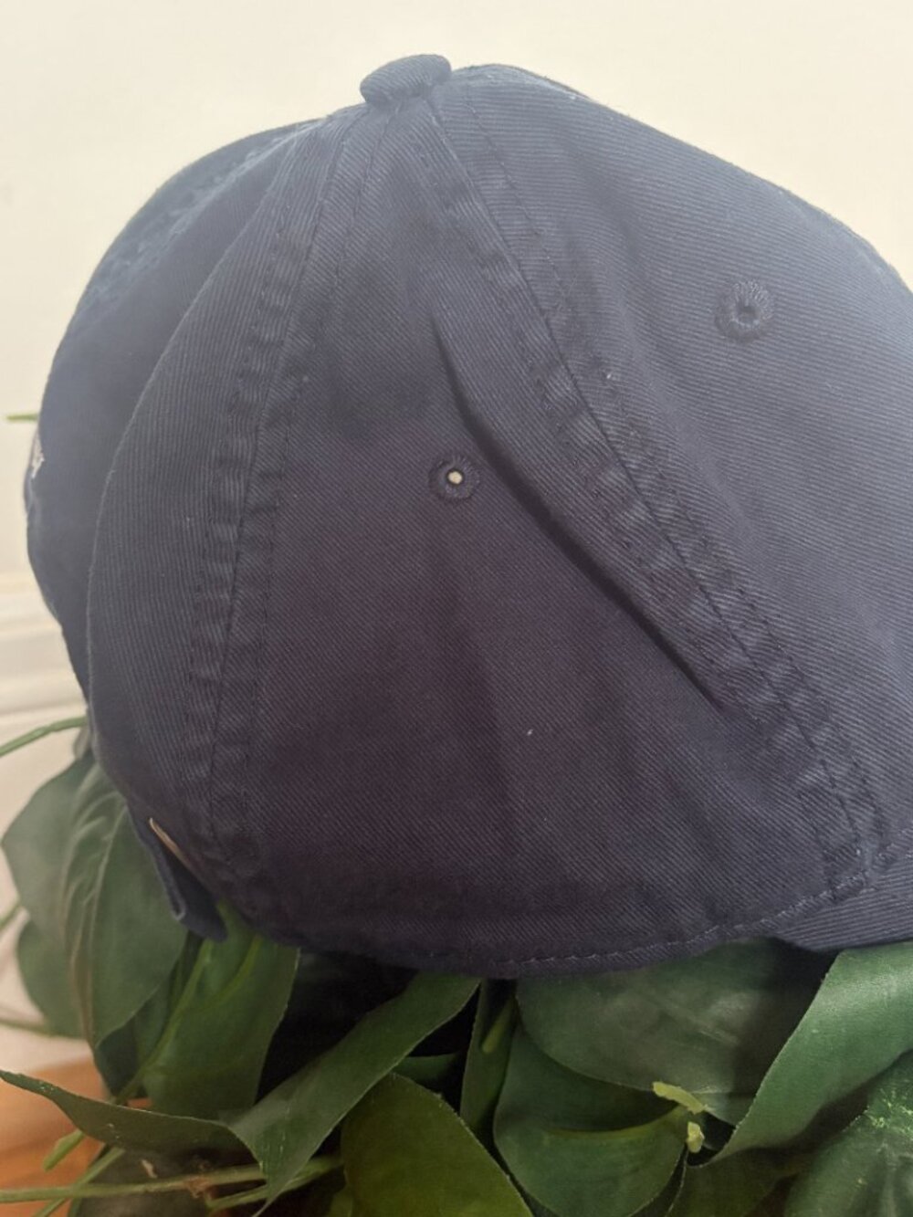 J. Crew Christmas Hat Cotton Navy Christmas Tree Truck - Picture 6 of 8